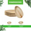 Canape King 25x Palm Leaf Oval Plates - Eco-Friendly Biodegradable