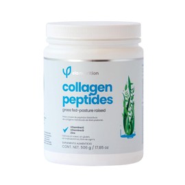 ela nutrition | Collagen peptides | Péptidos bioactivos de colágeno hidrolizado de libre pastoreo + vitamina C + L-optizinc + vitamina D | Grass Fed – Pastured Raised | 505 gramos (33 porciones)