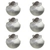 LD-YUNJIA 6 Pcs Seashell Cabinet Knobs,Single Hole Metal Knob for