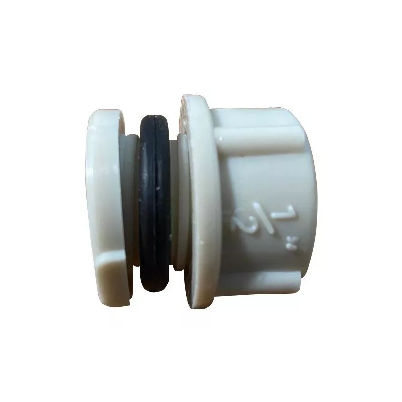 Bayusa Kit Brida Contenedor Agua De 1/2 Pulgada C/llave 1/4