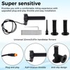 Ebike Full Twist Throttle Grip Kit, 3 Pin Waterproof Anti-Slip