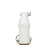 Sam Edelman Womens Ankle strap block heel WHITE Medium 7,