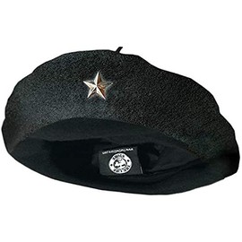 Che Guevara Store Beret Black Original Beret, Silver Star Medium
