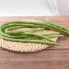HUIANER Artificial Green Long Beans 6pcs Fake Long Bean Faux