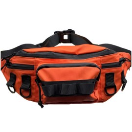 Chardime Fishing Fanny Pack-Fishing fanny pack for men-Easy to use and adjust Plenty of space for fishing waist pack…, orange-1, B