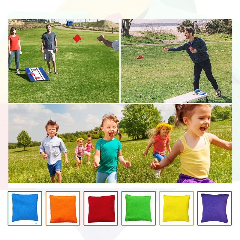 Bean Bags Kids Throwing, 30 pcs 5cm*5cm Small Bean Bag