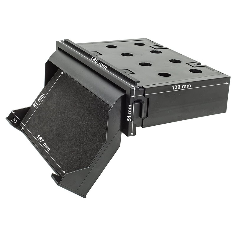 tomzz Audio 2400-037-2 Storage Compartment Plastic with Support Edge Height