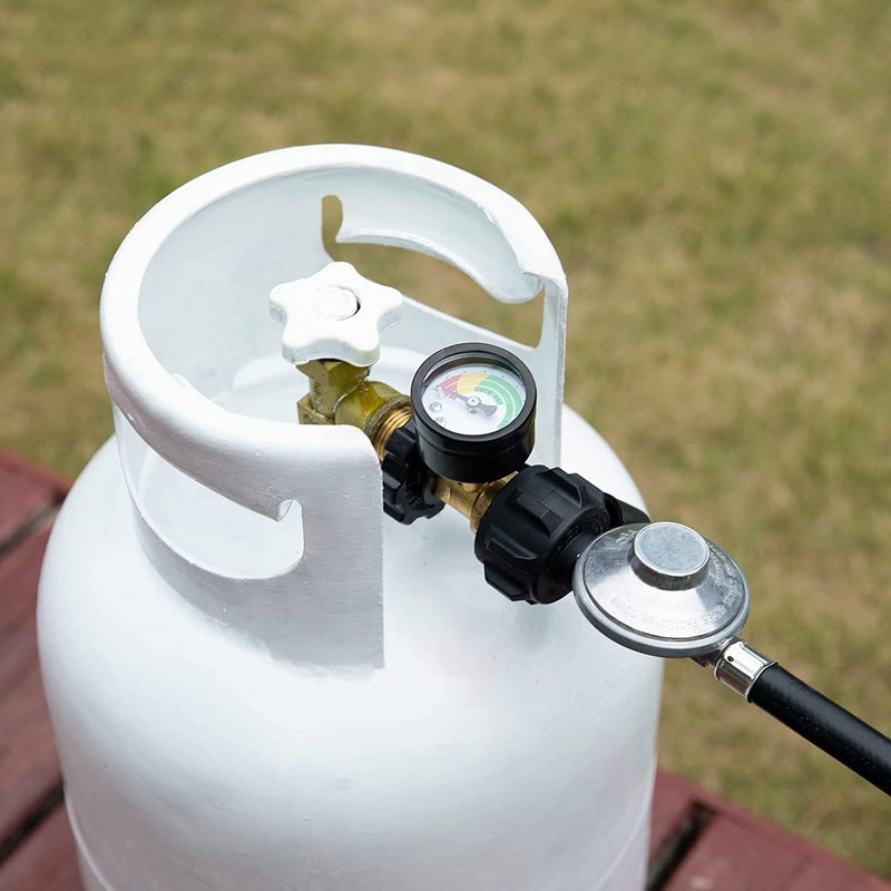 GASPRO Universal Propane Tank Gauge, Fits for 5-100lb Propane Tank
