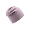 Sterntaler Girls' Beanie Stripes without, Pastel Purple