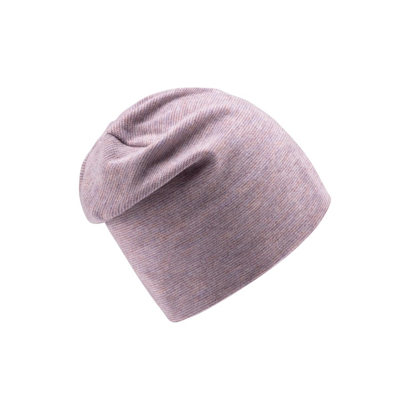 Sterntaler Girls' Beanie Stripes without, Pastel Purple