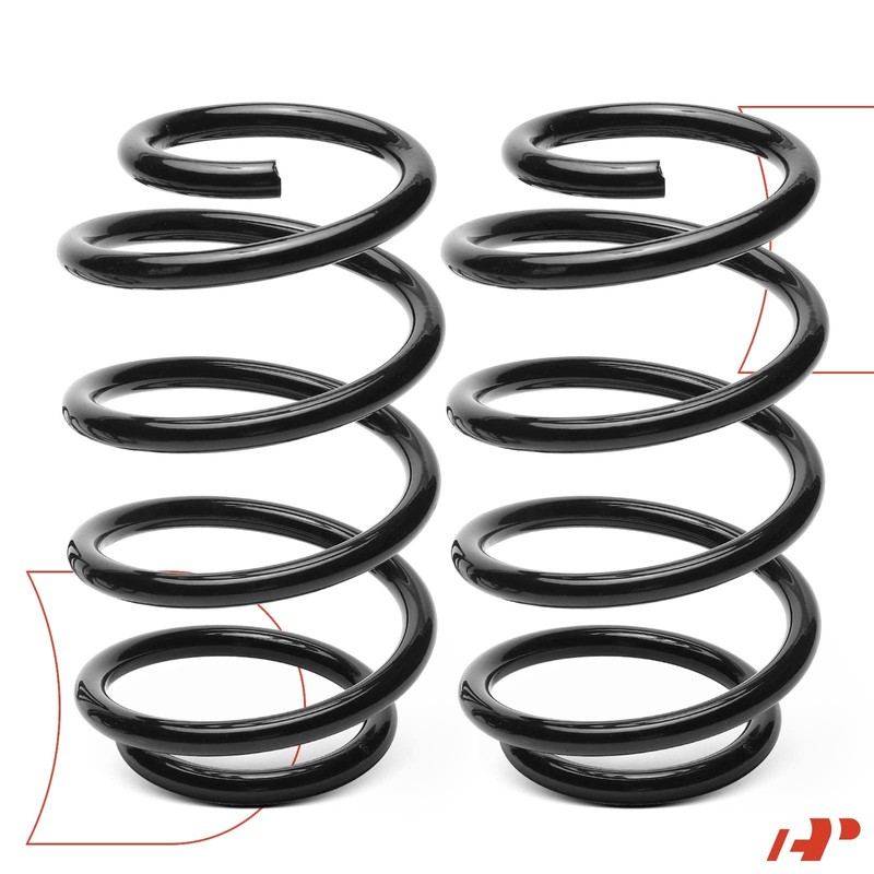 A-Premium 2Pcs Rear Left and Right Suspension Coil Spring Set