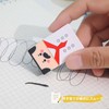 ALLVD Eraser Elementary School Stationery Kneaded Eraser Funny Cute Pencil