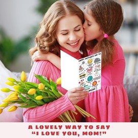 Pawzity Mothers Day Gifts for Mom - Mothers Day Card for Mom - Gifts for Moms from Daughter, Son, Kids - Greeting Card