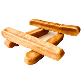Snow Hill Natural Himalayan Yak Cheese Dog Chews XXL Monster 4 Pcs Long Lasting Natural Organic Protein-Rich Golden Bone Dog Treats Improved Oral Health - Yaky Cheese of Himalayas