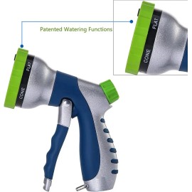 ATAYAL Adjustable Garden Hose Nozzle, Anti-leak Heavy Duty Spray Nozzle, High Pressure