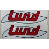 Lund 1960's, 1970's Lund Boat Decal, Vintage, Classic Boat, Sticker,