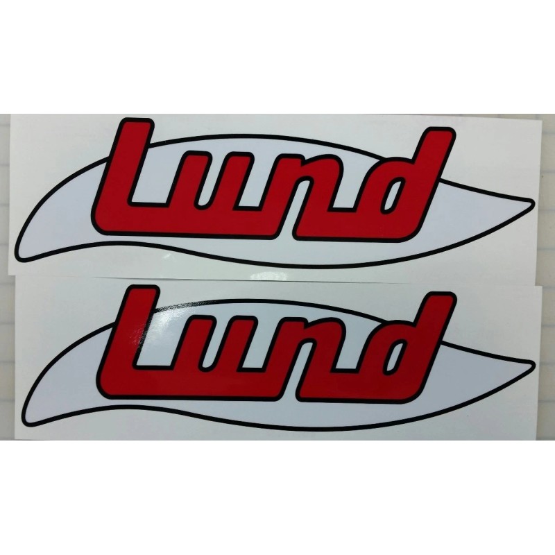 Lund 1960's, 1970's Lund Boat Decal, Vintage, Classic Boat, Sticker,