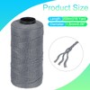 sourcing map Nylon String 3 Strands Twisted Mason Line 1.5mm