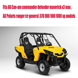 3 Pack Seat Belt Bypass Harness Override Compatible with All Can-am Commander Defender Maverick x3 max,All Polaris Ranger RZR General,570 800 900 1000 xp UTV Plug Clip Accessories