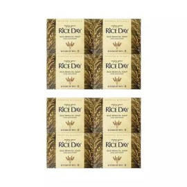 Rice Day [셀러허브]라이스데이 윤 비누 100g 4입 x2 /세안비누 (S12473907) SellerHebab Rice Day Yoon Soap 100g 4 Pieces x2 / Facial Soap [Single]