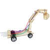 Hydraulic Excavator Model Educational Wooden Science Experiment Toy DIY STEM