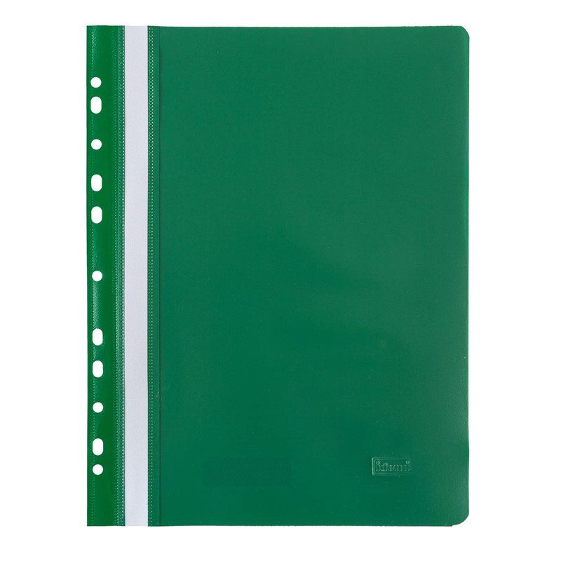 Idena Loose-Leaf Binders - A4 Plastic Folders with Punched Spines
