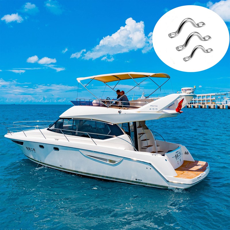 GDQLCNXB 10Pcs M8 316 Stainless Steel Bimini Boat Top PAD