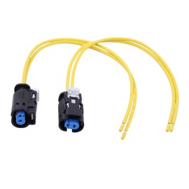 Exhaust Gas Temperature Sensor Plug Cable Set Temperature Sensor Cable Repair Kit Temperature Sensor Connector Wiring Harness Connector Cable Repair Kit for F55 F56 Clubman F54 Countryman F60 F57