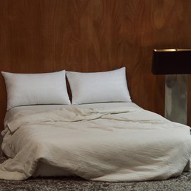 Auranta Bed Pillows Queen Size Set of 4 - Adjustable Hotel Bed Pillows for Sleeping, Soft & Supportive Down Alternative Filling for Back, Side & Stomach Sleepers (White)