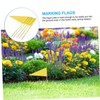 CORHAD 5 Pack Lawn Sprinkler Flags Iron Yard Markers Garden