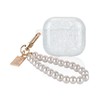 ZEXIJOW Case for AirPods 4 with Pearl Keyring, TPU Material,