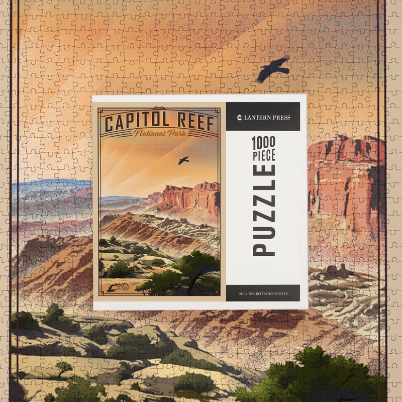 Lantern Press 1000 Piece Jigsaw Puzzle, Capitol Reef National Park,
