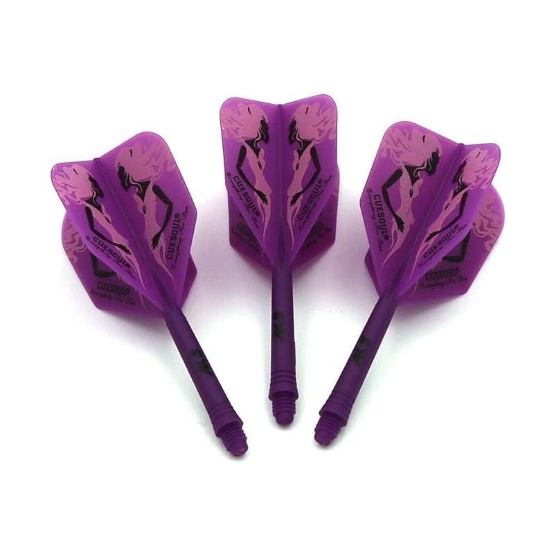 CUESOUL ROST Integrated Dart Flight and Shafts Big Wing Shape-21mm