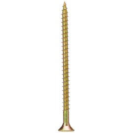 ForgeFix Multi-Purpose Single Thread Screws | 5.0 x 75mm | Zinc Yellow Passivated | Box 100