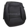 Soillar Driver Side Bottom Replacement Leather Seat Cover Black For