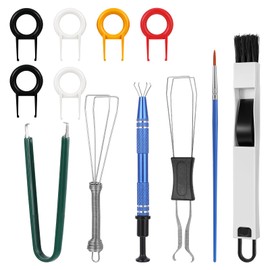 12 Pack Keyboard Lube Switch Puller Kits, Keycap Remover Tools, Cleaning Tools Key Switch Puller, Disassembly of Electronic Component for Mechanical Keyboard Removing Fixing Cleaning