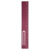 sourcing map Straight Ruler 15cm Metric Metal Aluminum Alloy Measuring