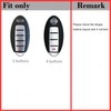 Carbon Pattern Key Fob Cover Protector for Nissan Titan Frontier