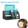 OKPOW Mesh Desk Organizer Desk Tidy Pen Holder 6 Components