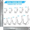 Octopus Beak Fishing Hooks, 50pcs Circle Fishing Hooks Stainless Steel
