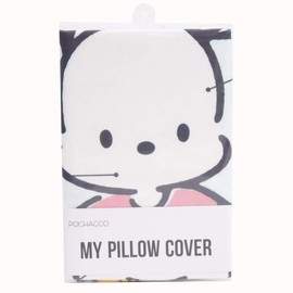 MORIPiLO 4621166 Morishita Pillow Cover, Pochacco, Blue, 16.9 x 24.8 inches (43 x 63 cm), Size for Kids, Adults, Washable, Fluffy Material, Character Goods