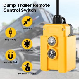 briidea Dump Trailer Remote Control Switch, Briidea 4 Wire 12V Double Acting H