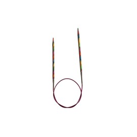 KnitPro 150 cm x 8 mm Symfonie Fixed Circular Needles, Multi-Color
