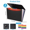 Goxiry 2 x A4 Document Folder, Accordion File Folder with