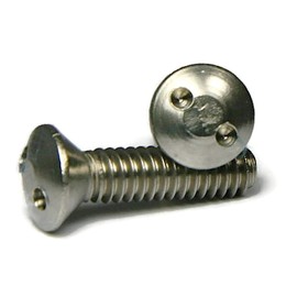18-8 Stainless Steel Spanner Security Oval Head Machine Screws - #8-32 x 1 Qty 100
