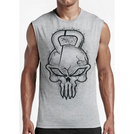 Funny Gym Tank Tops Mens Sleeveless Workout Lifting Shirts Muscle Deadlift Squat (Small, 028. Gym Reaper)