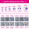 Hsthe Sea 4800pcs Rhinestone Crimdoz Hotfix Rhinestones, AB Rivets with