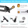 Soporte de Micrófono Adjustable con Brazo de Suspension Boom Tijera,BONKEEY