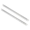 Set of 2 triangular ruler 30 cm, transparent, triangular ruler