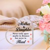 Gift for Mom from Daughter,Mom Gift Acrylic Heart Sign,Never Truly
